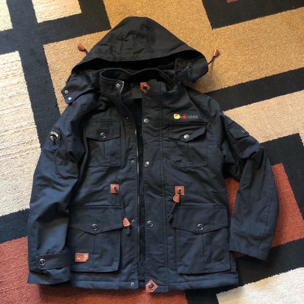 Black warm Coat